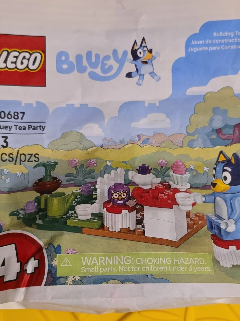 Lego Bluey Tea Party Set - Purple, Red, Green & White